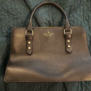 Kate Spade black leather bag
